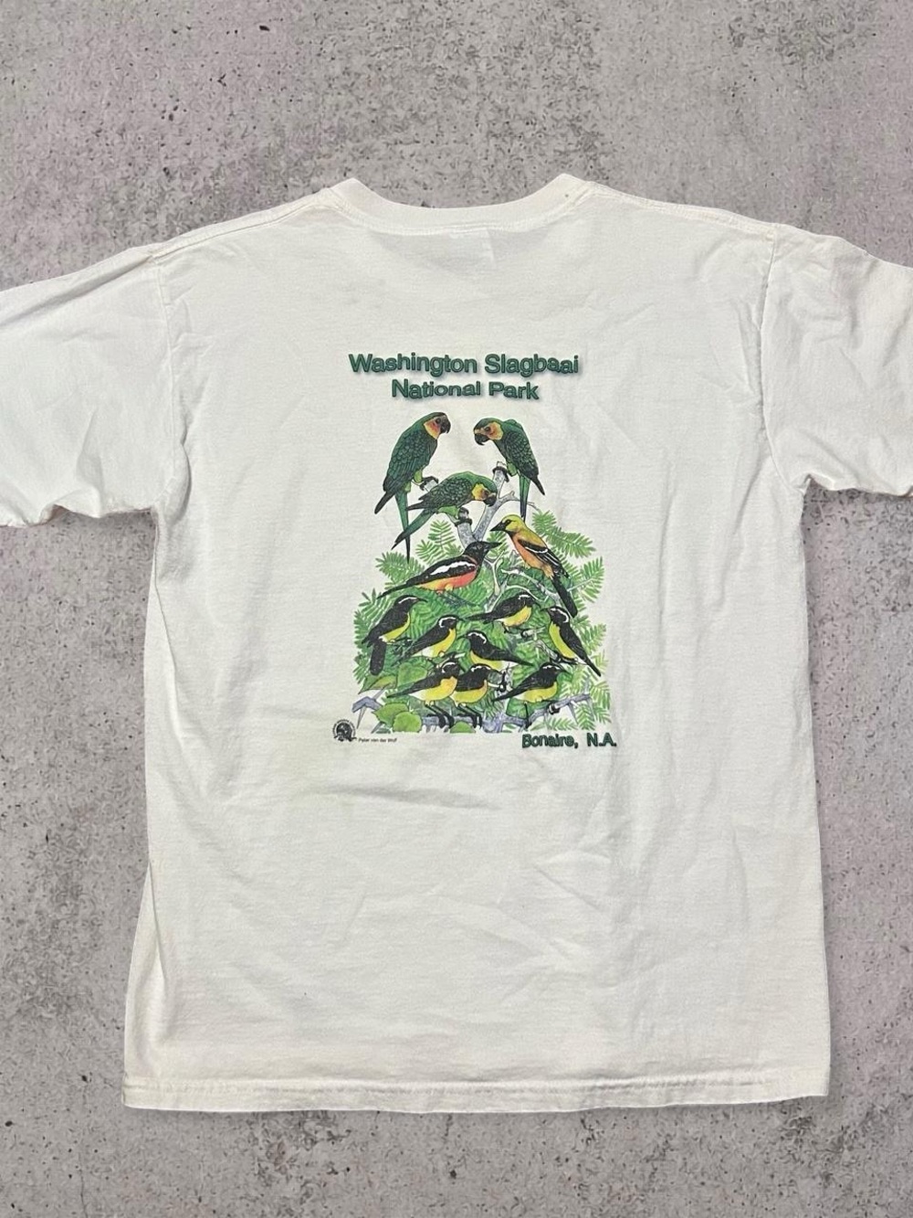 Vintage Washington Slagbaai National Park Bonaire T-Shirt Size Large